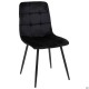 Стілець Cherry-C чорний/вельвет чорний AMF