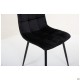 Стілець Cherry-C чорний/вельвет чорний AMF