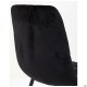 Стілець Cherry-C чорний/вельвет чорний AMF
