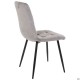 Стілець Cherry-C чорний/вельвет сірий AMF