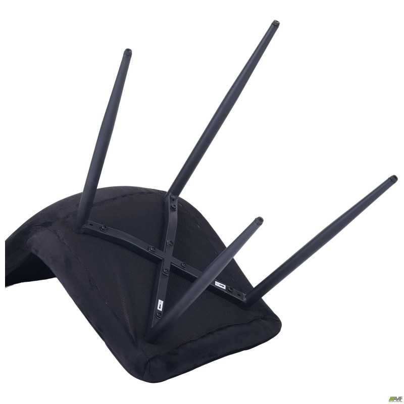 Стілець Cherry чорний/вельвет чорний AMF