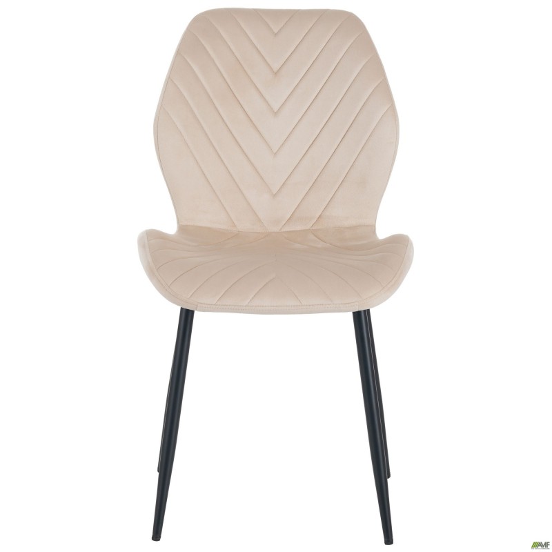 Стілець Daisy чорний/ вельвет бежевий AMF