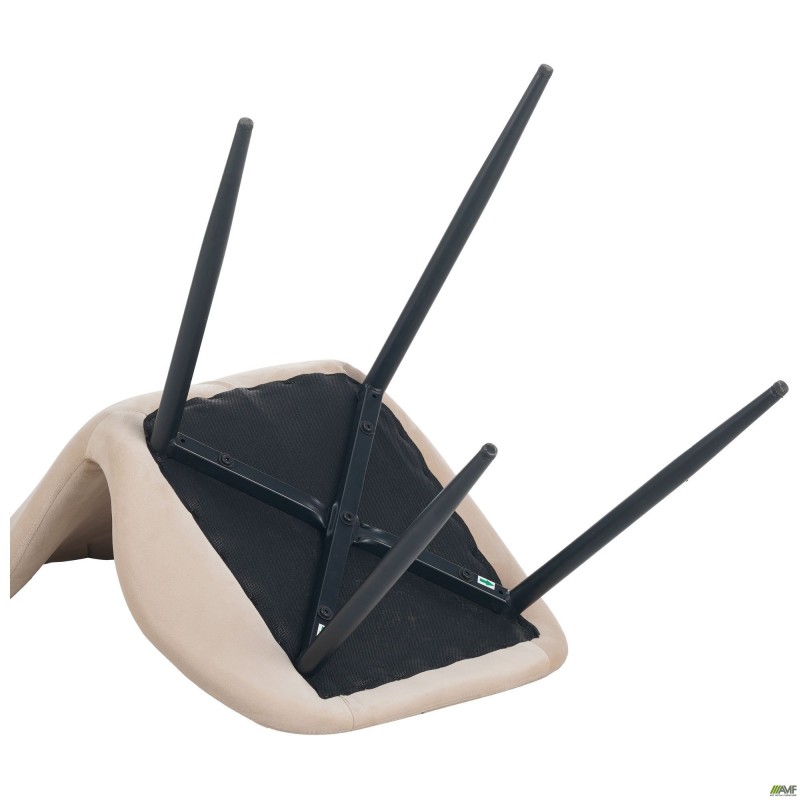 Стілець Daisy чорний/ вельвет бежевий AMF