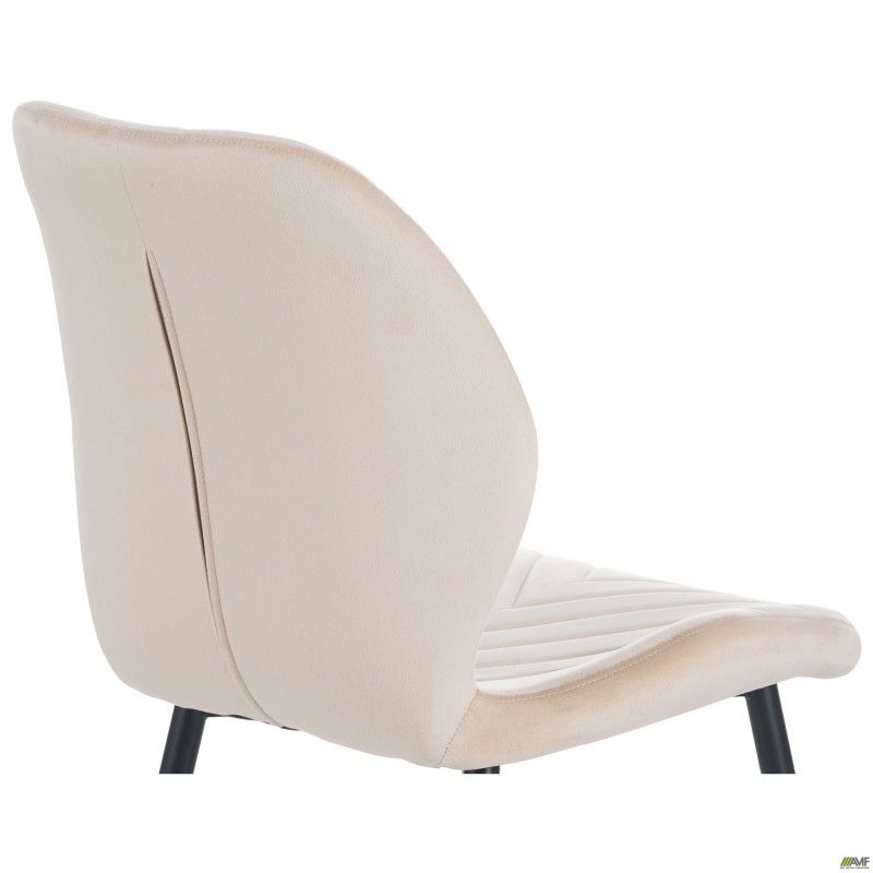 Стілець Daisy чорний/ вельвет бежевий AMF