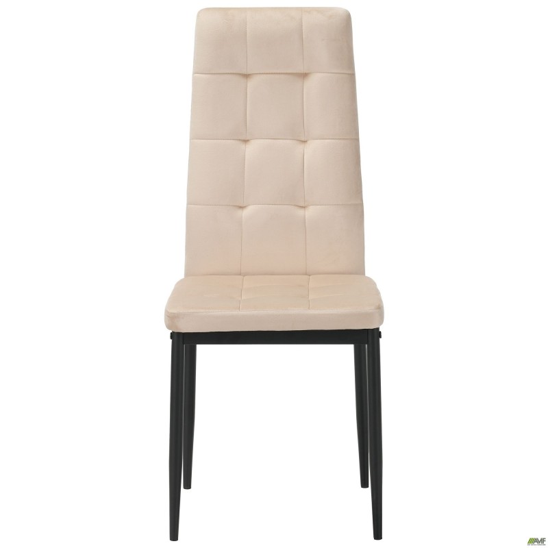 Стілець Hunter чорний/вельвет бежевий AMF