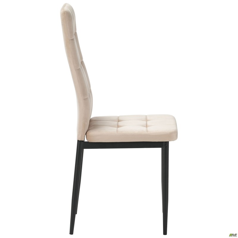 Стілець Hunter чорний/вельвет бежевий AMF