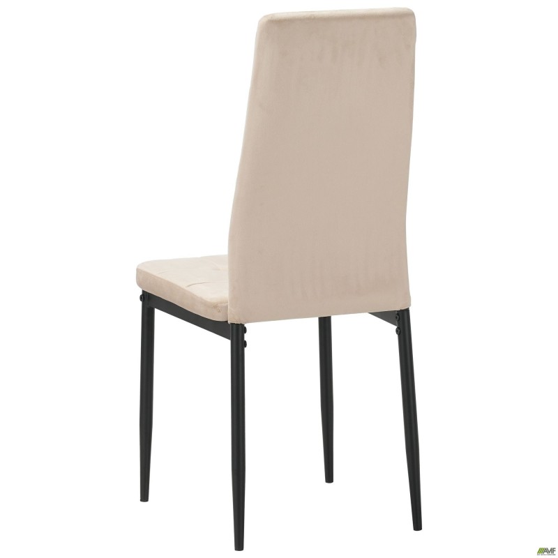 Стілець Hunter чорний/вельвет бежевий AMF