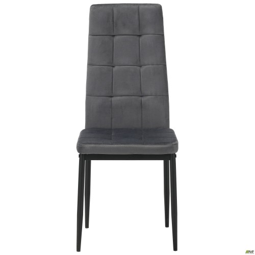 Стілець Hunter чорний/вельвет темно-сірий AMF