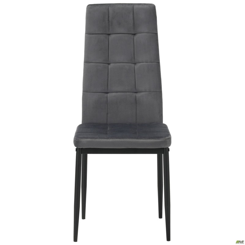 Стілець Hunter чорний/вельвет темно-сірий AMF