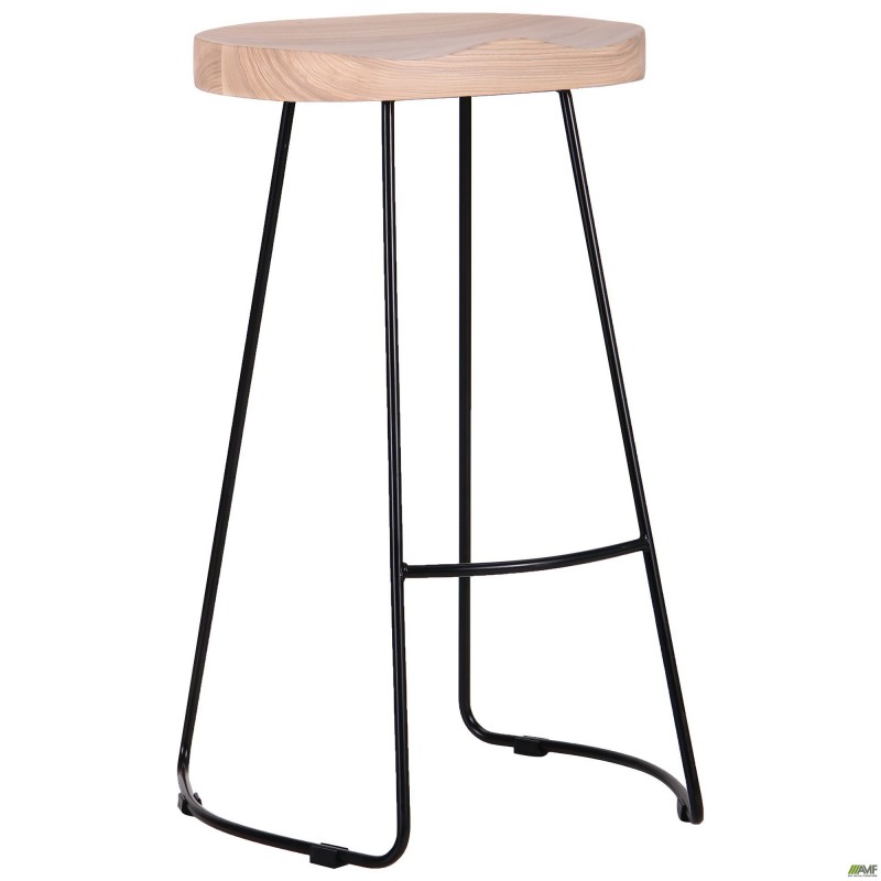 Стілець Jam чорний графiт Ясень натуральний AMF