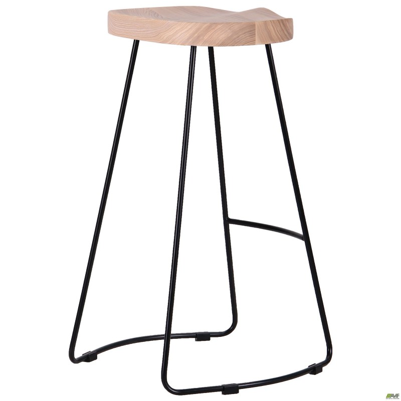 Стілець Jam чорний графiт Ясень натуральний AMF