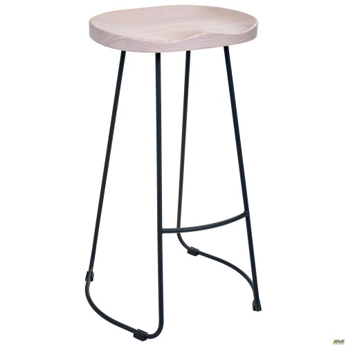 Стілець Jam чорний графіт Ясен вибілений AMF