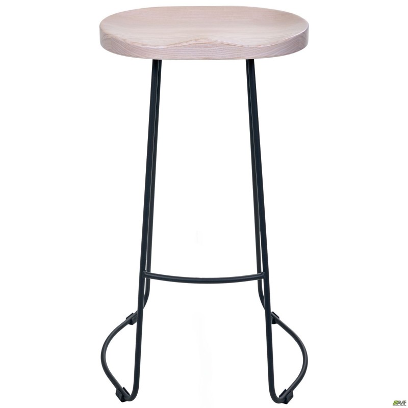 Стілець Jam чорний графіт Ясен вибілений AMF