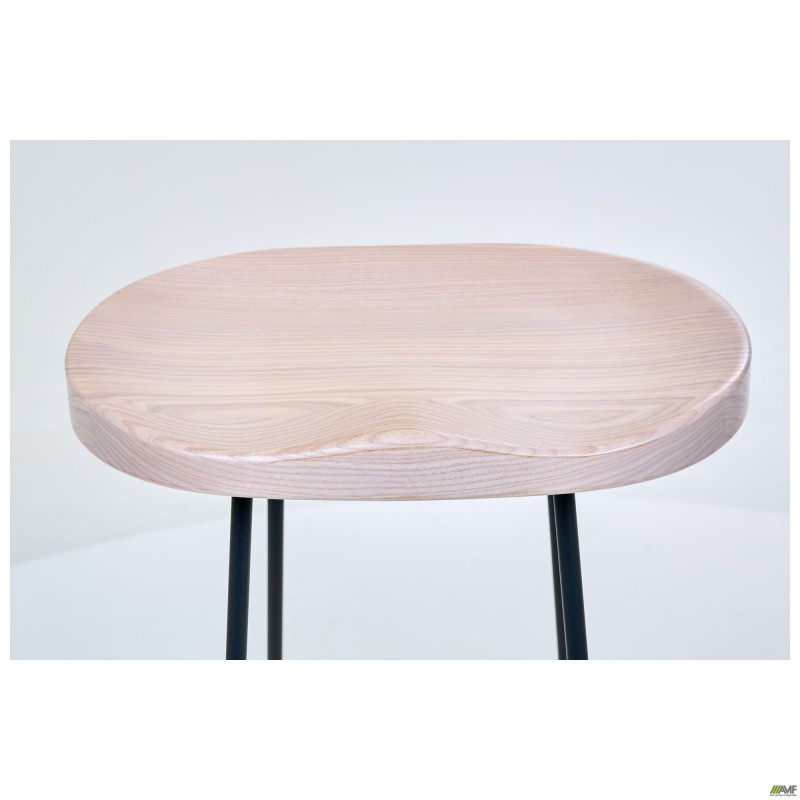 Стілець Jam чорний графіт Ясен вибілений AMF