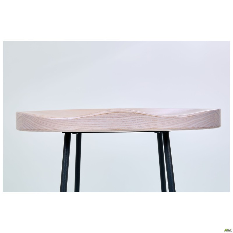 Стілець Jam чорний графіт Ясен вибілений AMF