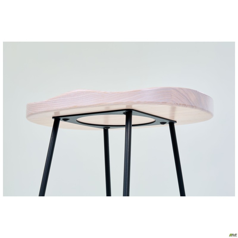 Стілець Jam чорний графіт Ясен вибілений AMF