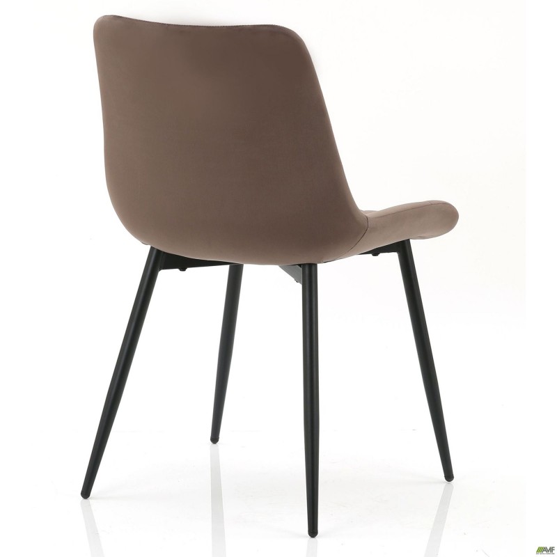 Стілець Justin вельвет темно-коричневий AMF
