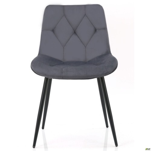 Стілець Justin вельвет темно-сірий AMF