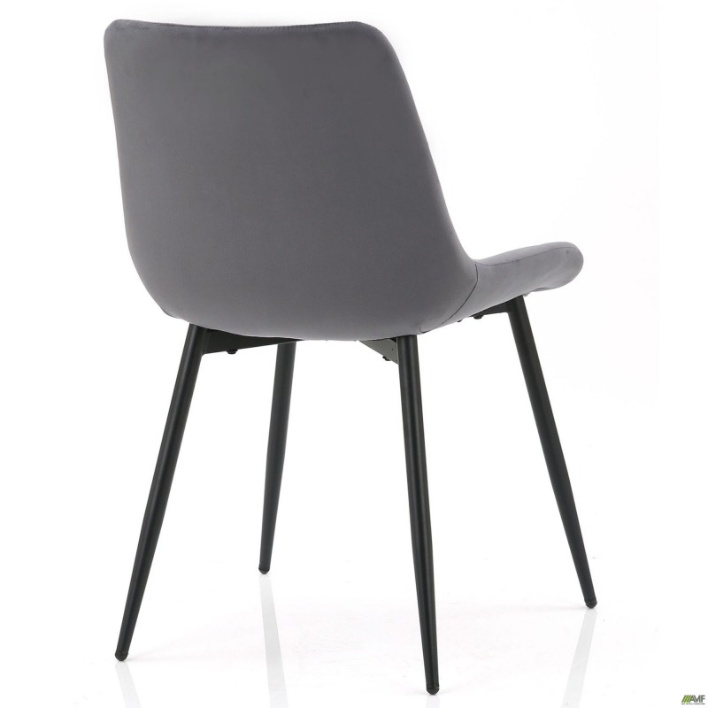 Стілець Justin вельвет темно-сірий AMF