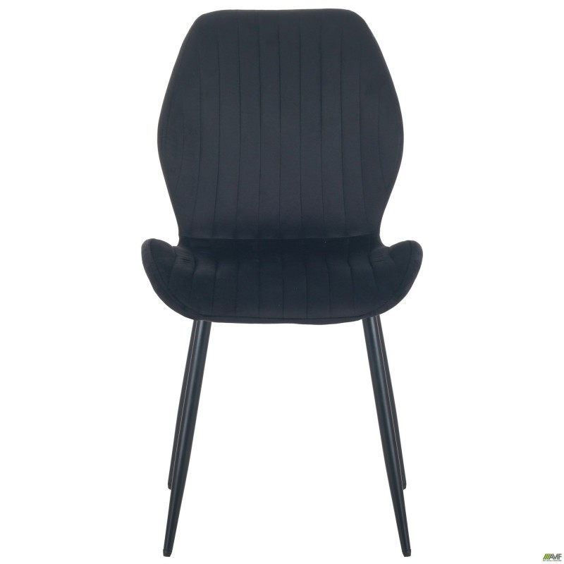 Стілець Lily чорний/вельвет чорний AMF