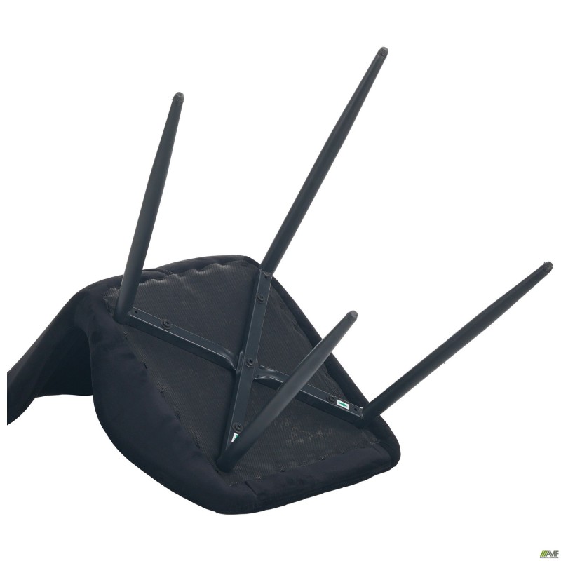 Стілець Lily чорний/вельвет чорний AMF