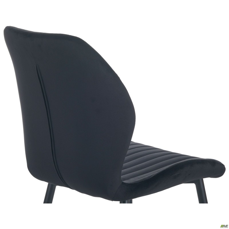 Стілець Lily чорний/вельвет чорний AMF