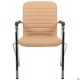 Стілець Rumba хром орех Шкірзам бежевий AMF