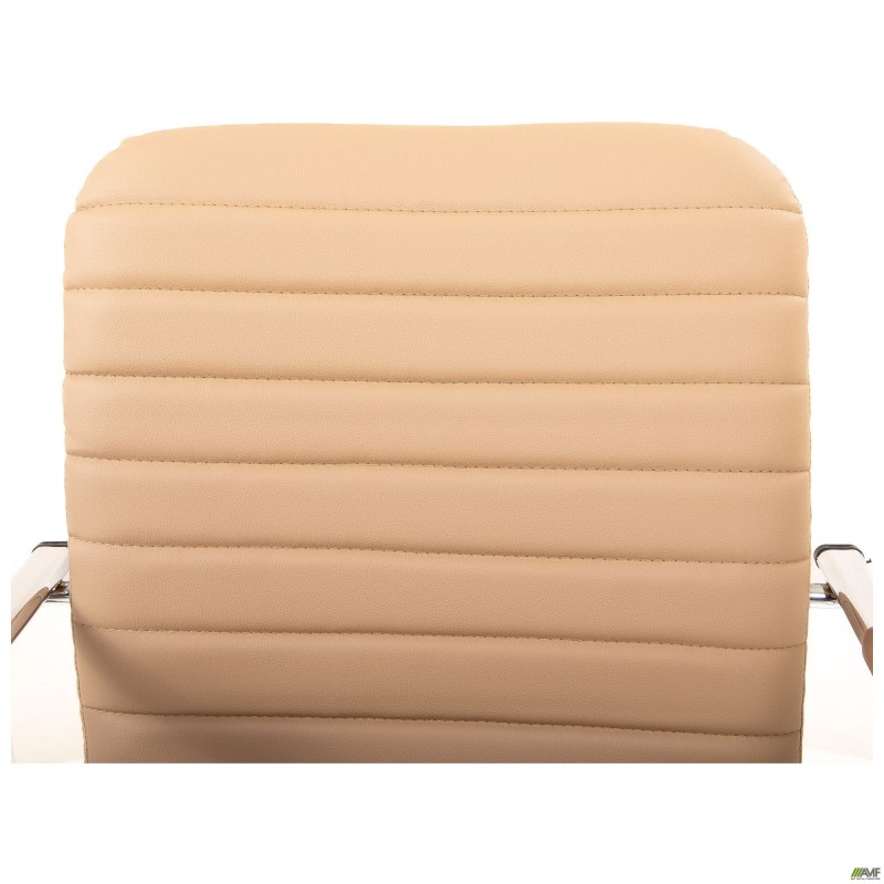 Стілець Rumba хром орех Шкірзам бежевий AMF