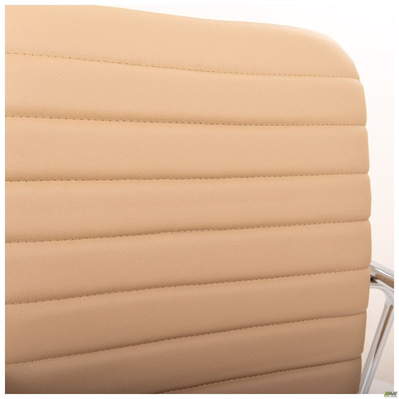 Стілець Rumba хром орех Шкірзам бежевий AMF