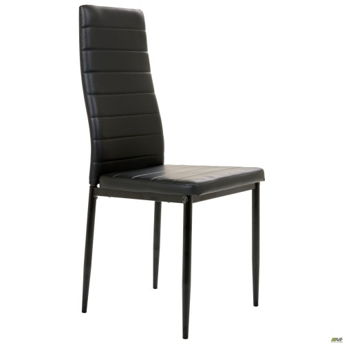 Стілець Sicilia шкірозамінник чорний AMF