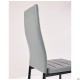 Стілець Sicilia шкірозамінник сірий AMF