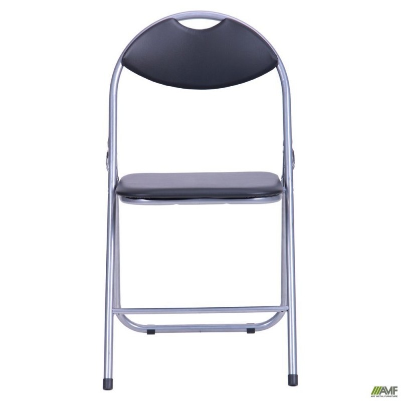 Стілець Джокер алюм ПВХ чорний AMF