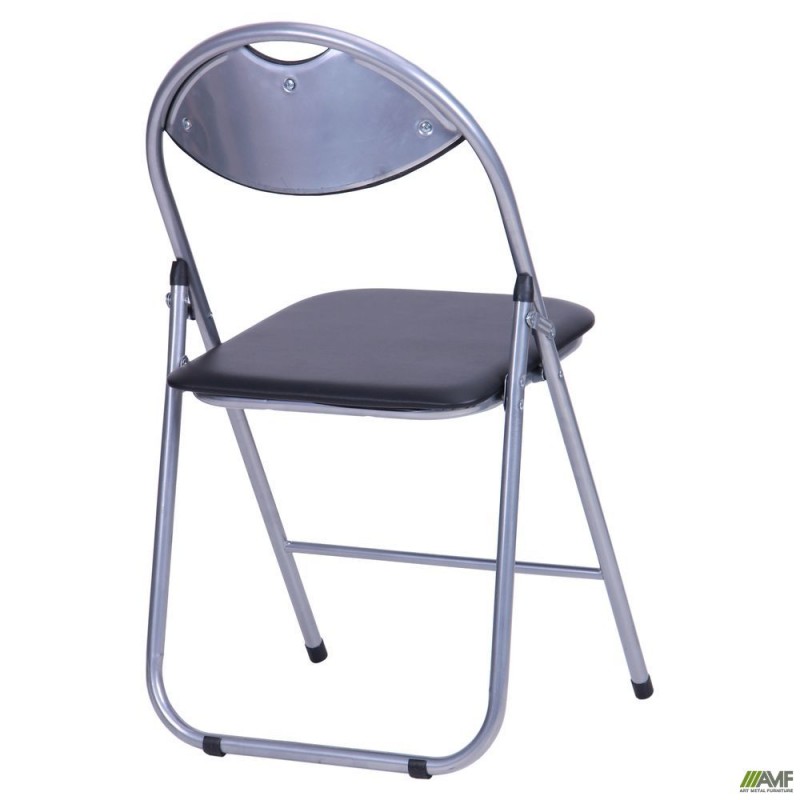 Стілець Джокер алюм ПВХ чорний AMF