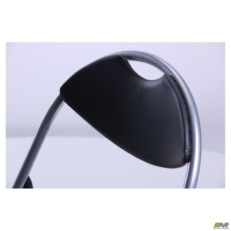 Стілець Джокер алюм ПВХ чорний AMF