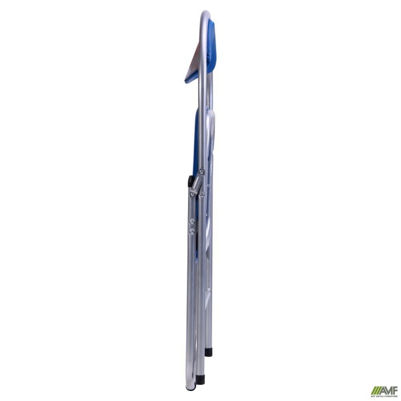 Стілець Джокер алюм ПВХ синій AMF