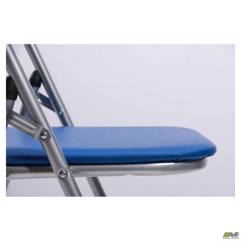 Стілець Джокер алюм ПВХ синій AMF