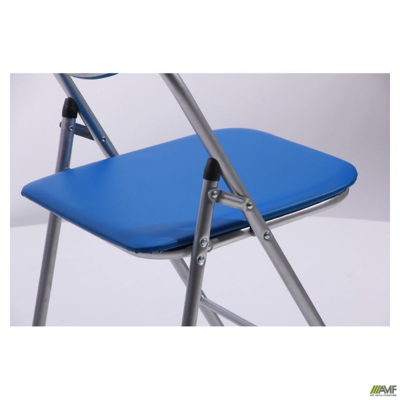 Стілець Джокер алюм ПВХ синій AMF