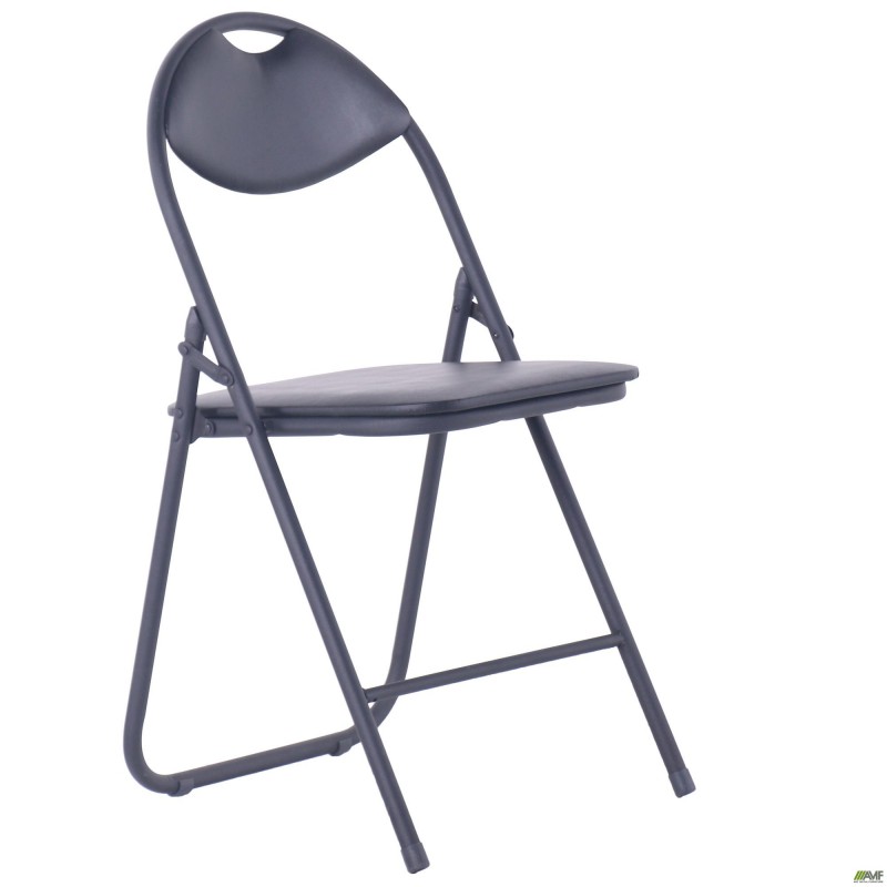 Стілець Джокер чорний ПВХ чорний AMF