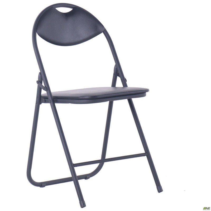 Стілець Джокер чорний ПВХ чорний AMF