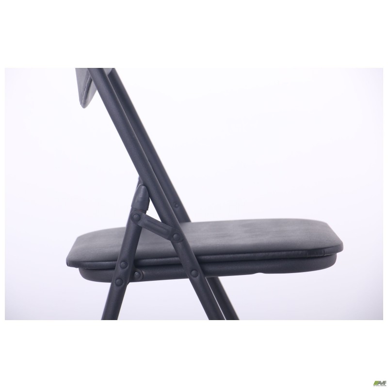 Стілець Джокер чорний ПВХ чорний AMF