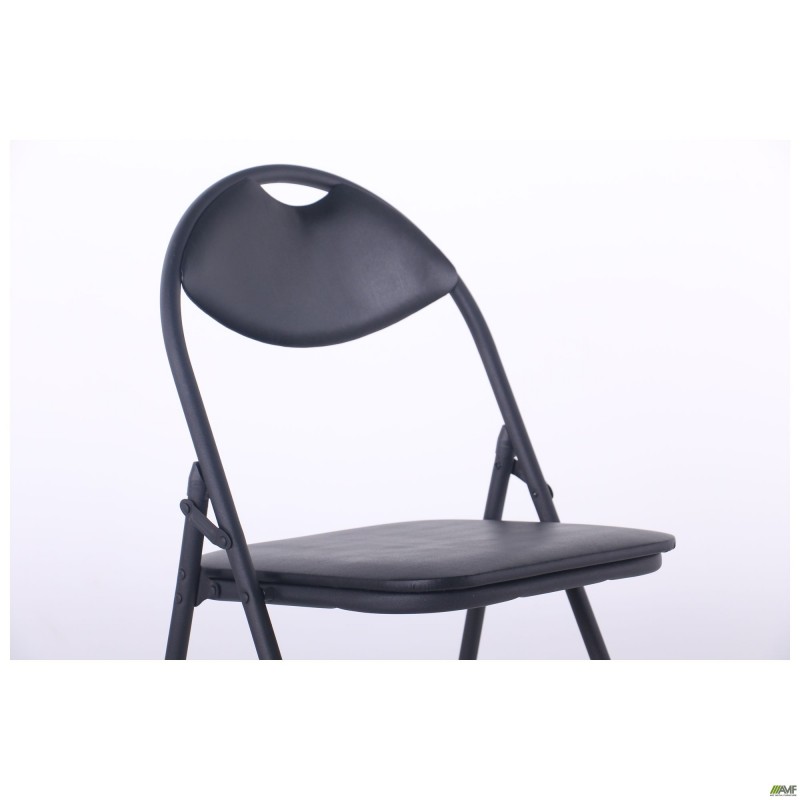 Стілець Джокер чорний ПВХ чорний AMF