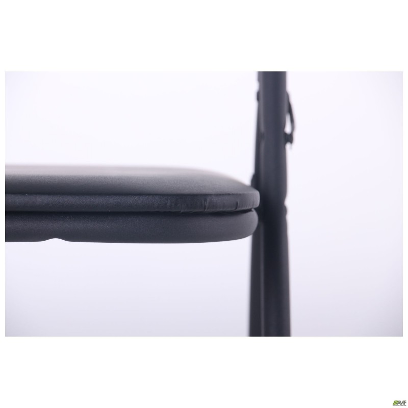 Стілець Джокер чорний ПВХ чорний AMF