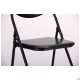Стілець Джокер Хокер чорний ПВХ чорний AMF