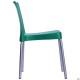 Стілець Корсика алюм пластик зелений AMF