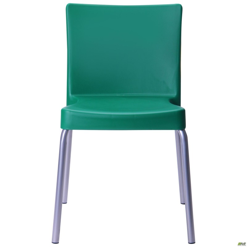 Стілець Корсика алюм пластик зелений AMF