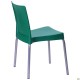 Стілець Корсика алюм пластик зелений AMF