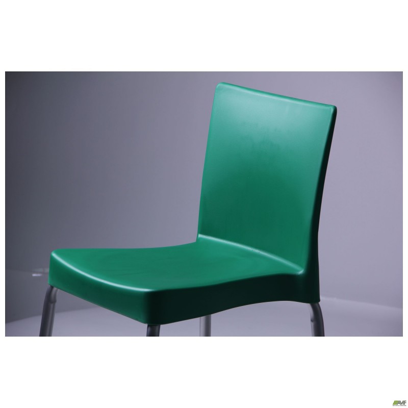 Стілець Корсика алюм пластик зелений AMF