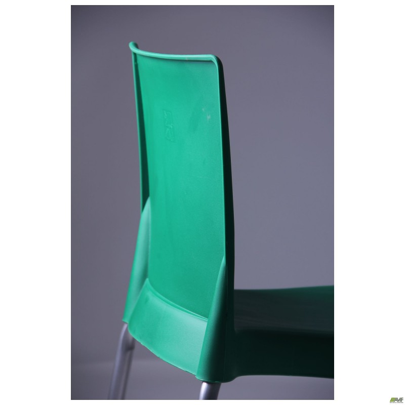 Стілець Корсика алюм пластик зелений AMF