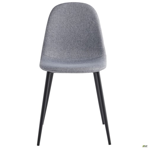 Стілець Лучія чорний світло-сірий AMF