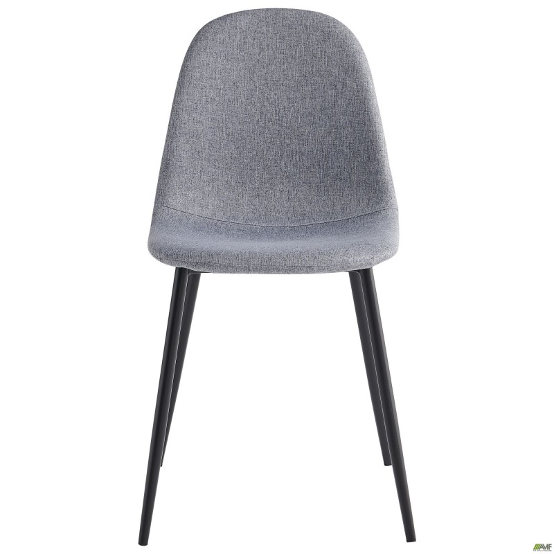 Стілець Лучія чорний світло-сірий AMF